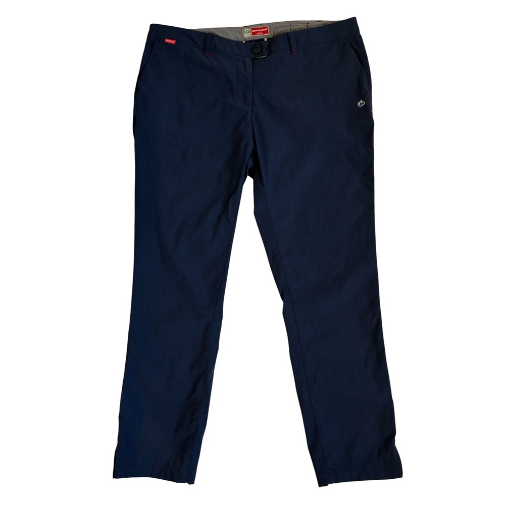 Craghoppers NosiLife Navy Blue Insect Shield Hiking Pants Womens 18 CWJ1113